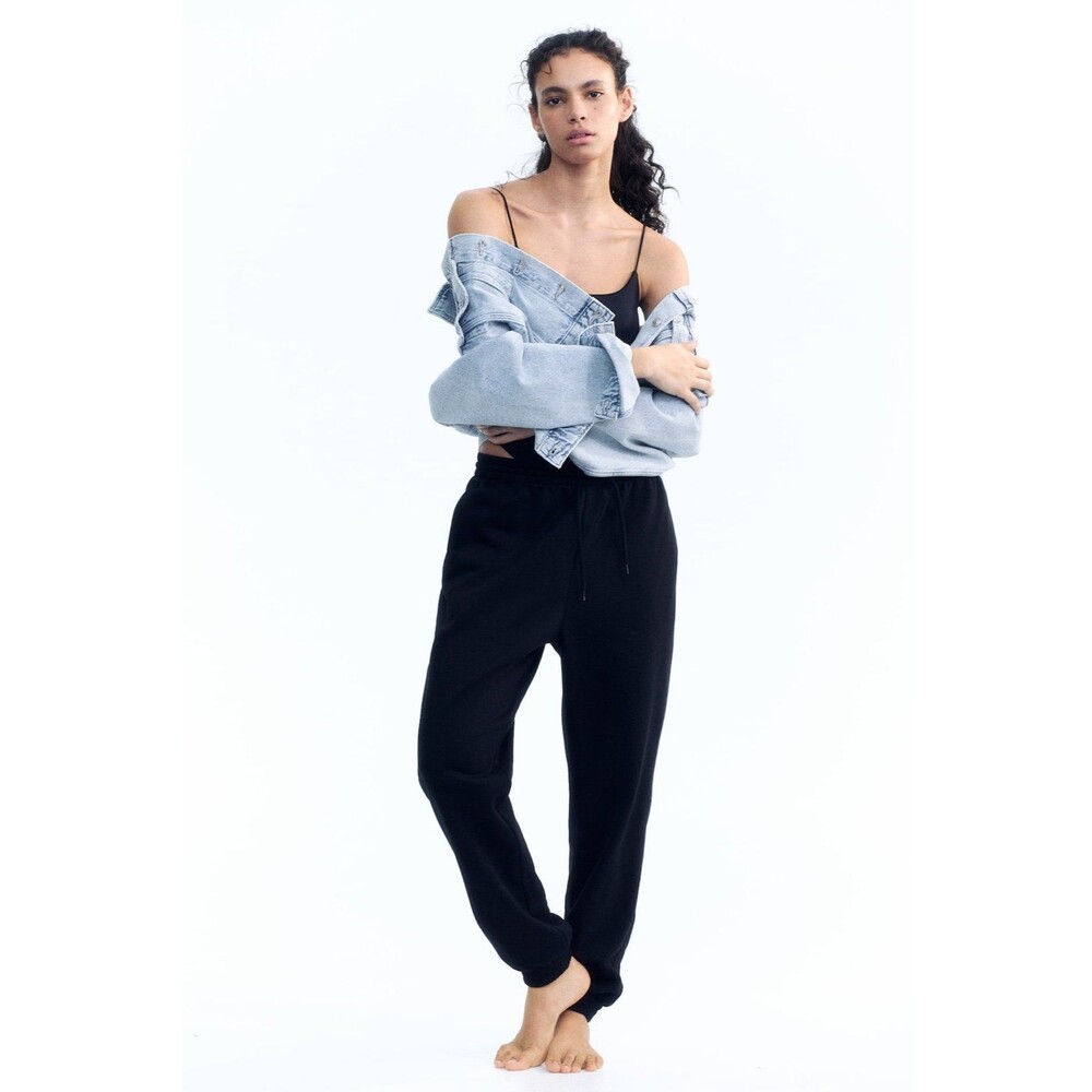 H&M Jogger Sweatpants, Black, Medium